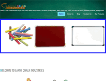 Tablet Screenshot of laxmichalkindustries.com